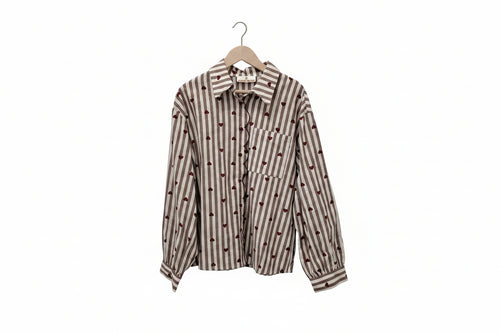 Camisa Amor chocolate