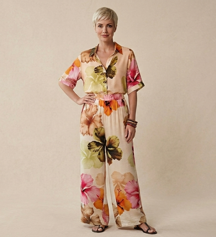 Pantalón Floral