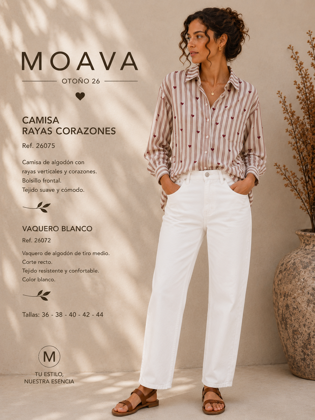 Camisa Amor chocolate